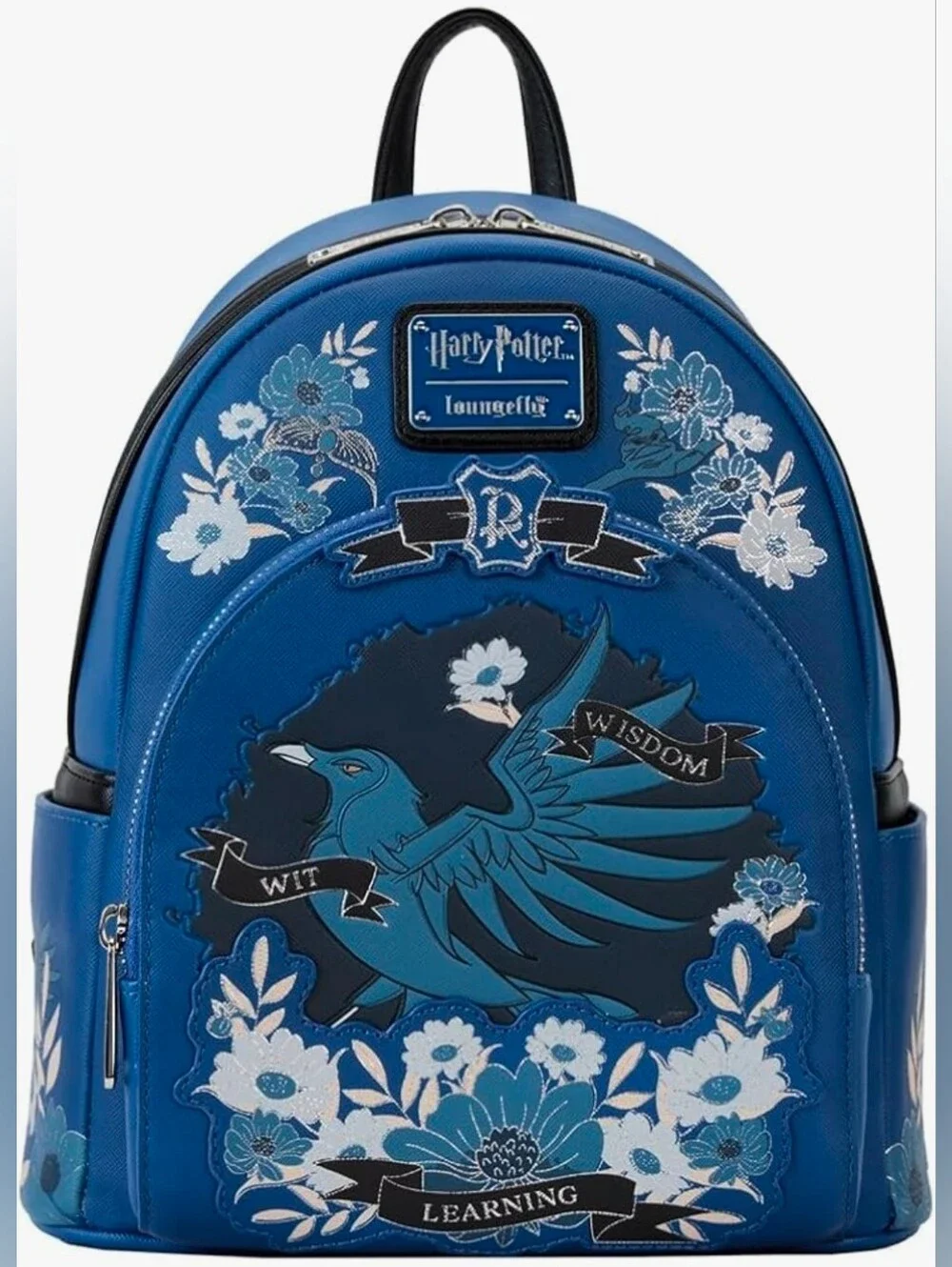 Loungefly Harry Potter Ravenclaw House Floral Tattoo Mini Backpack NWT